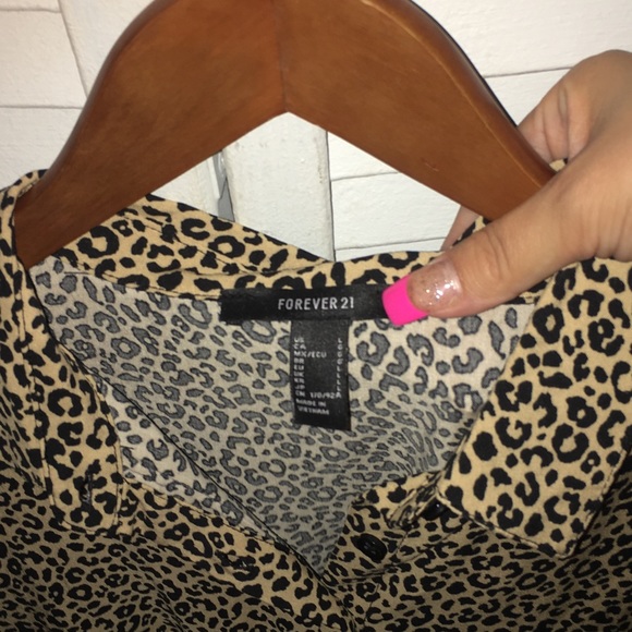 Leopard print crop top - Picture 4 of 5